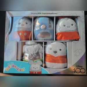 Squishmallows 5" Disney 100th Anniversary 5-Pack